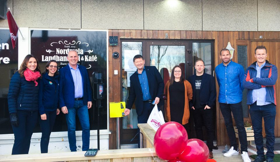Første høyteknologiske dagligvarebutikk i Nord-Norge åpnet ved romsenteret Andøya Space